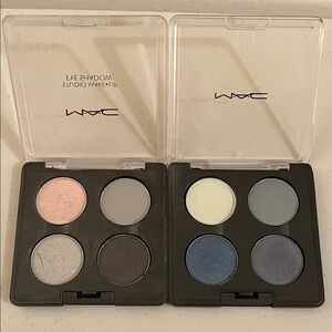 Two MAC Cosmetics Quad Eyeshadow Set - 8 Full Size Shadows!